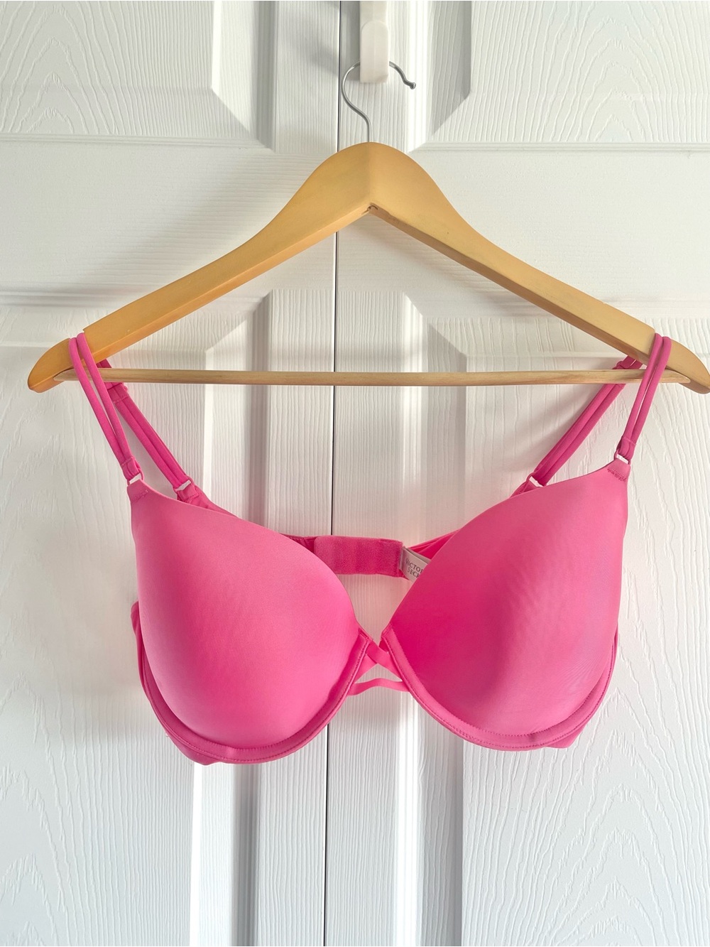 Victoria's Secret Hot Pink Demi Bra 34DD